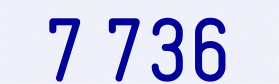 7736